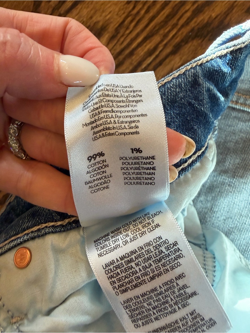 MOTHER Mid rise lasso Jeans in Knick knack paddy whack - Picture 8 of 9